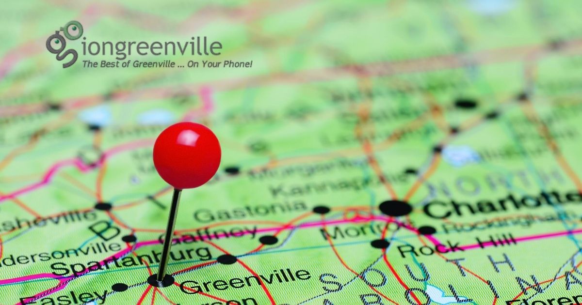 greenville SC Map