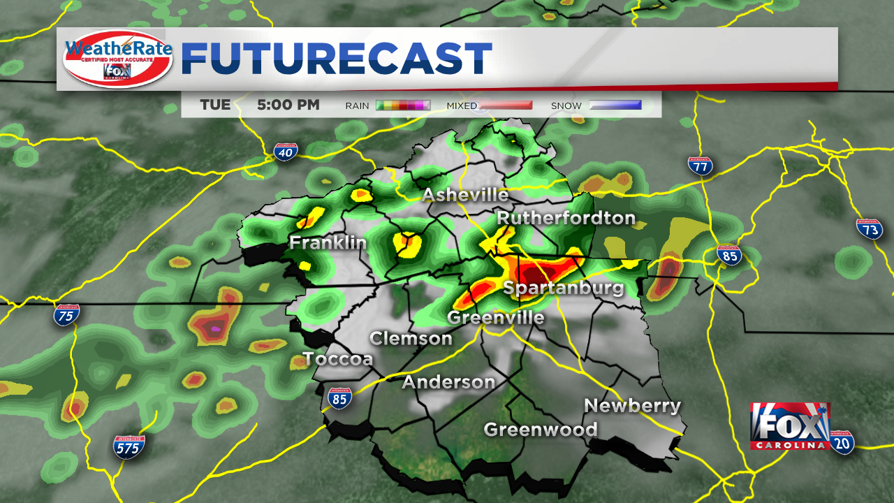 Dry and calm morning, severe storms again this afternoon