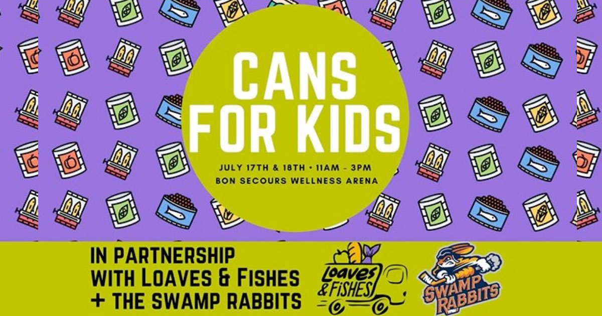 cans for kids swamp rabbits