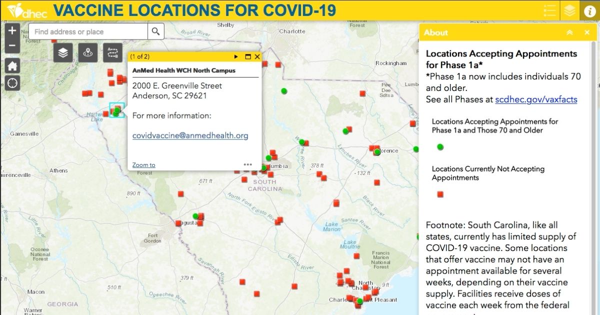 covid-vaccine-location map